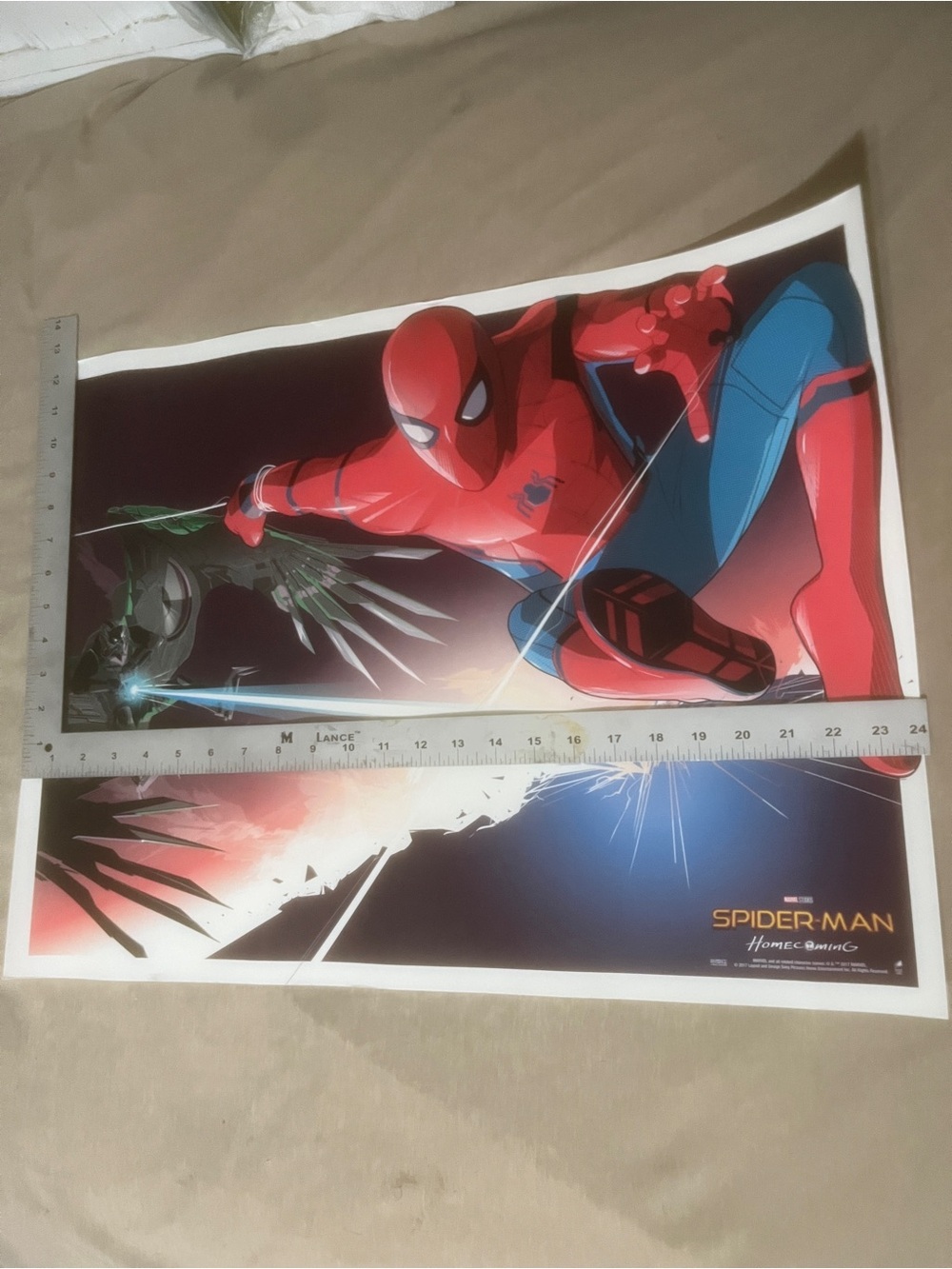 Spiderman Homecoming NYCC 2017 Poster Print Limited Non Mondo Craig Drake 18x24 - Picture 7 of 8